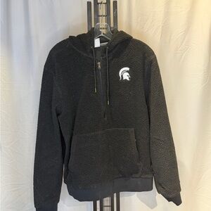 Champion‎ Black Sherpa Hoodie (MSU)